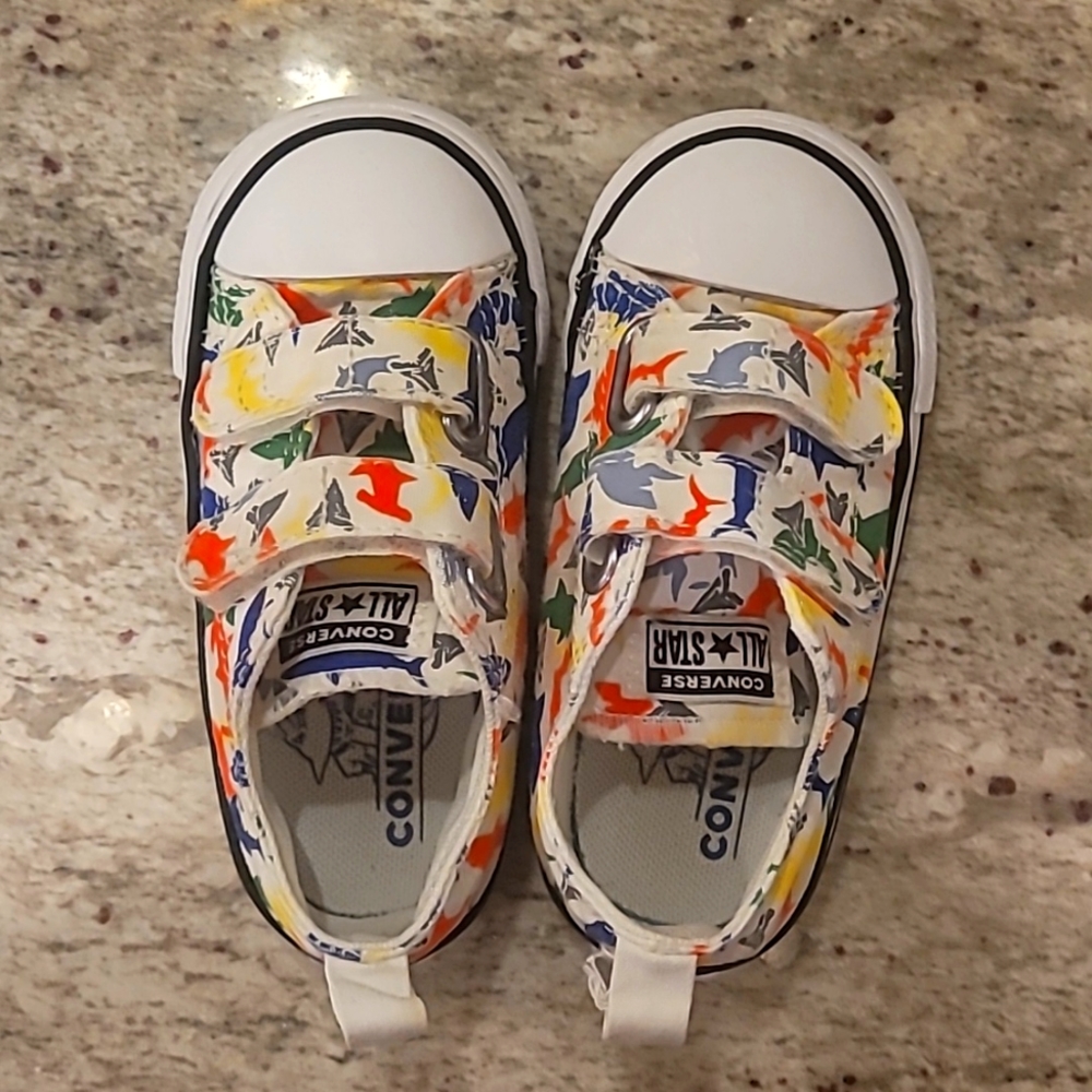 Boys Velcro Converse Sneakers